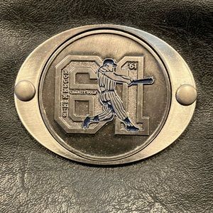 Rare Roger Maris Leather Charity Golf  Media Laptop Bag